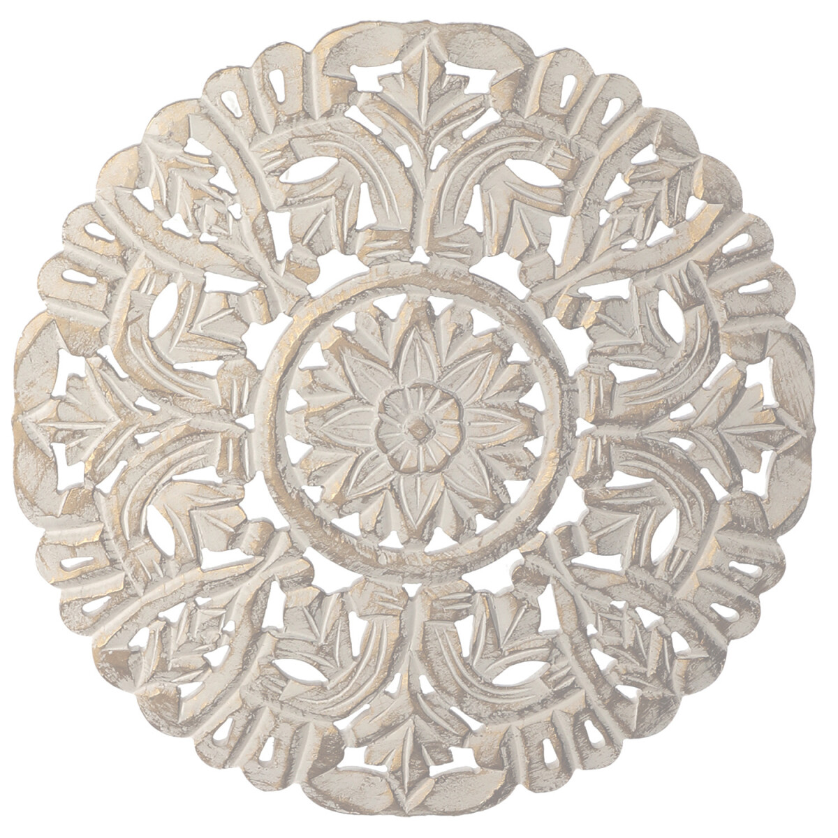 Cuadro decorativo vintage de madera, Abasin, blanco...