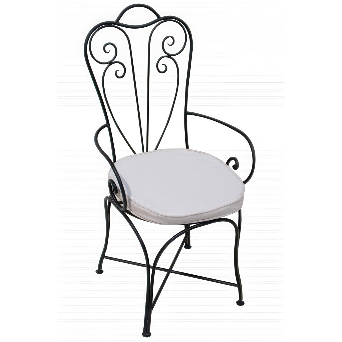 Silla de hierro forjado Marbella | Silla de jardín de