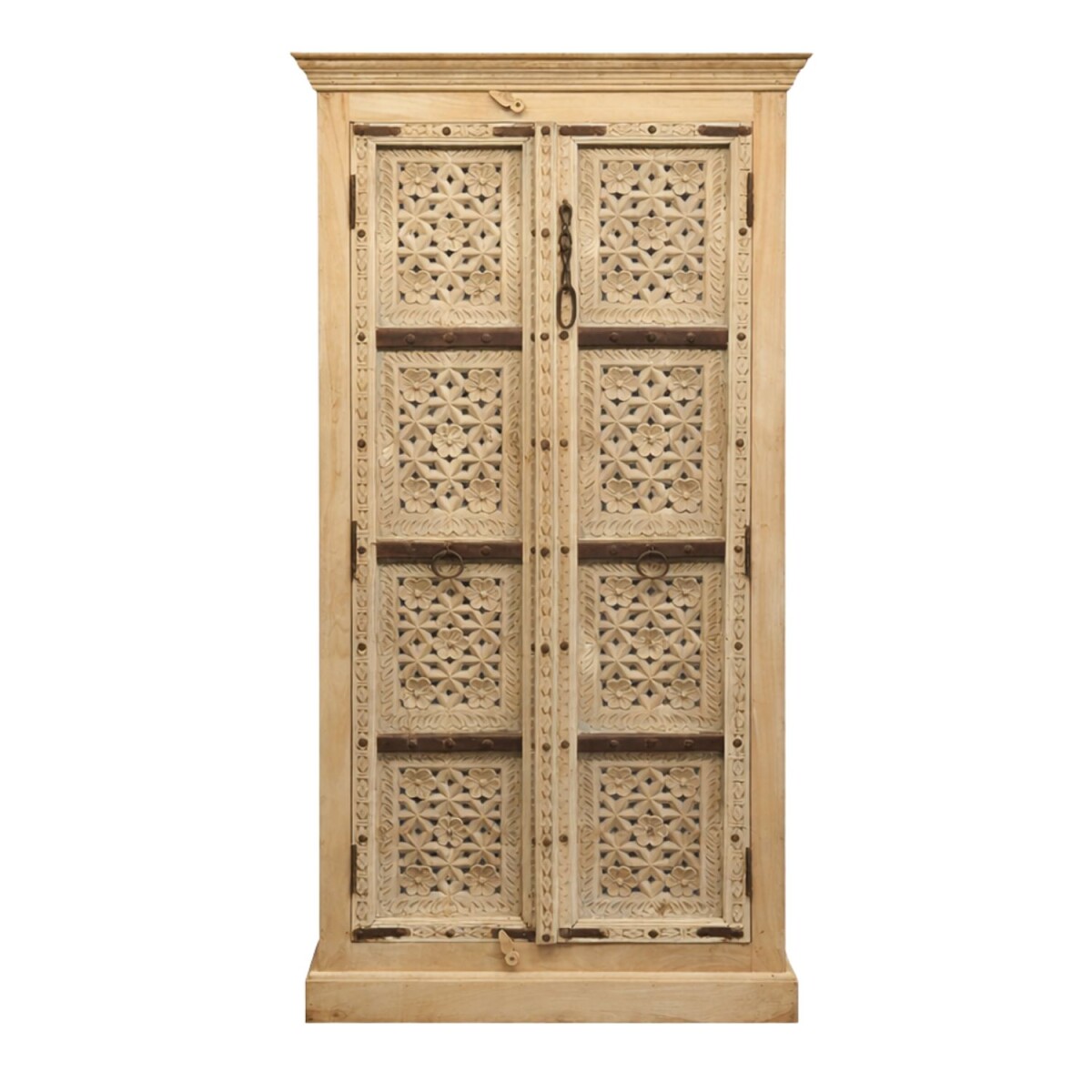 Aparador alto Megha de madera maciza tal box