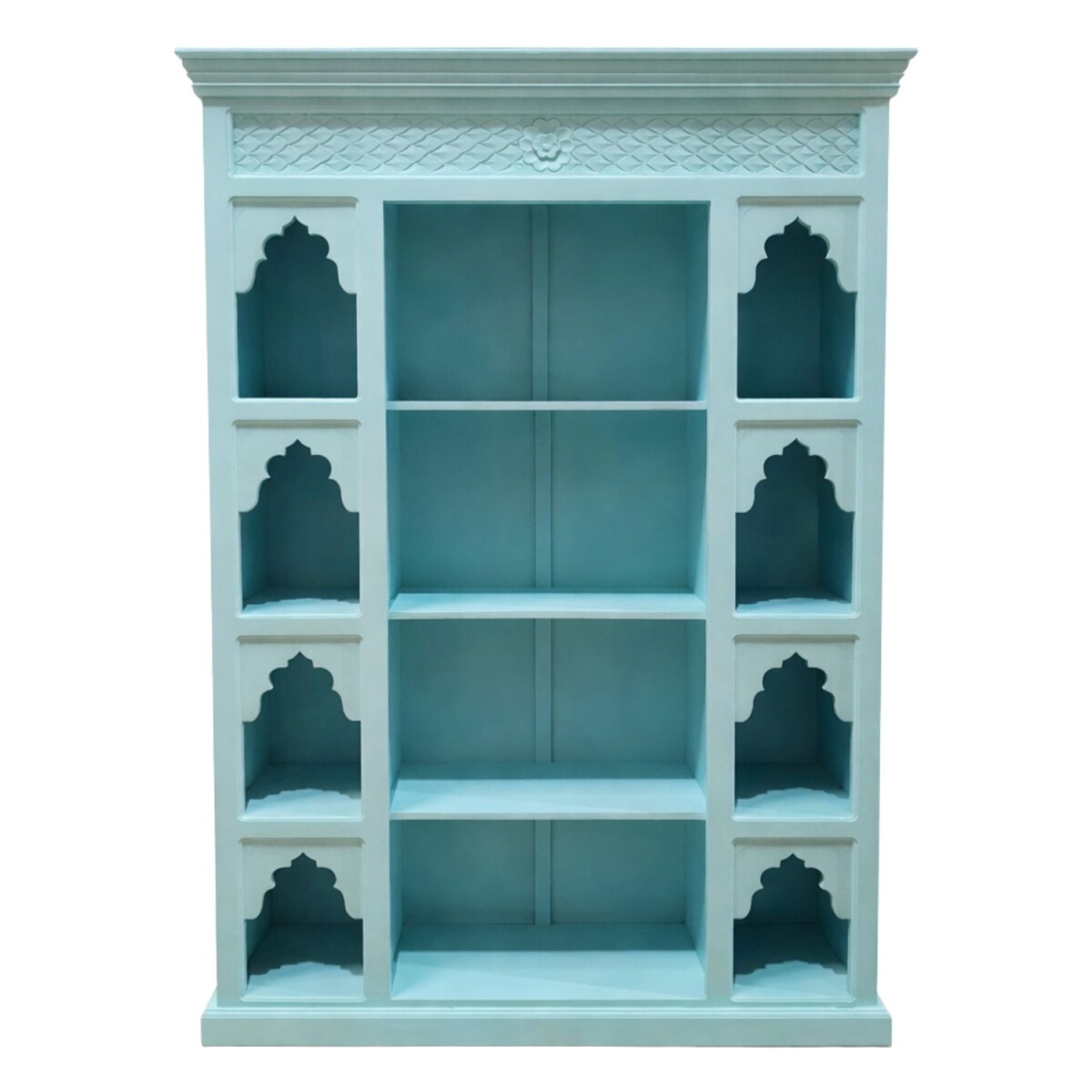 Librería Navjit de madera maciza, box