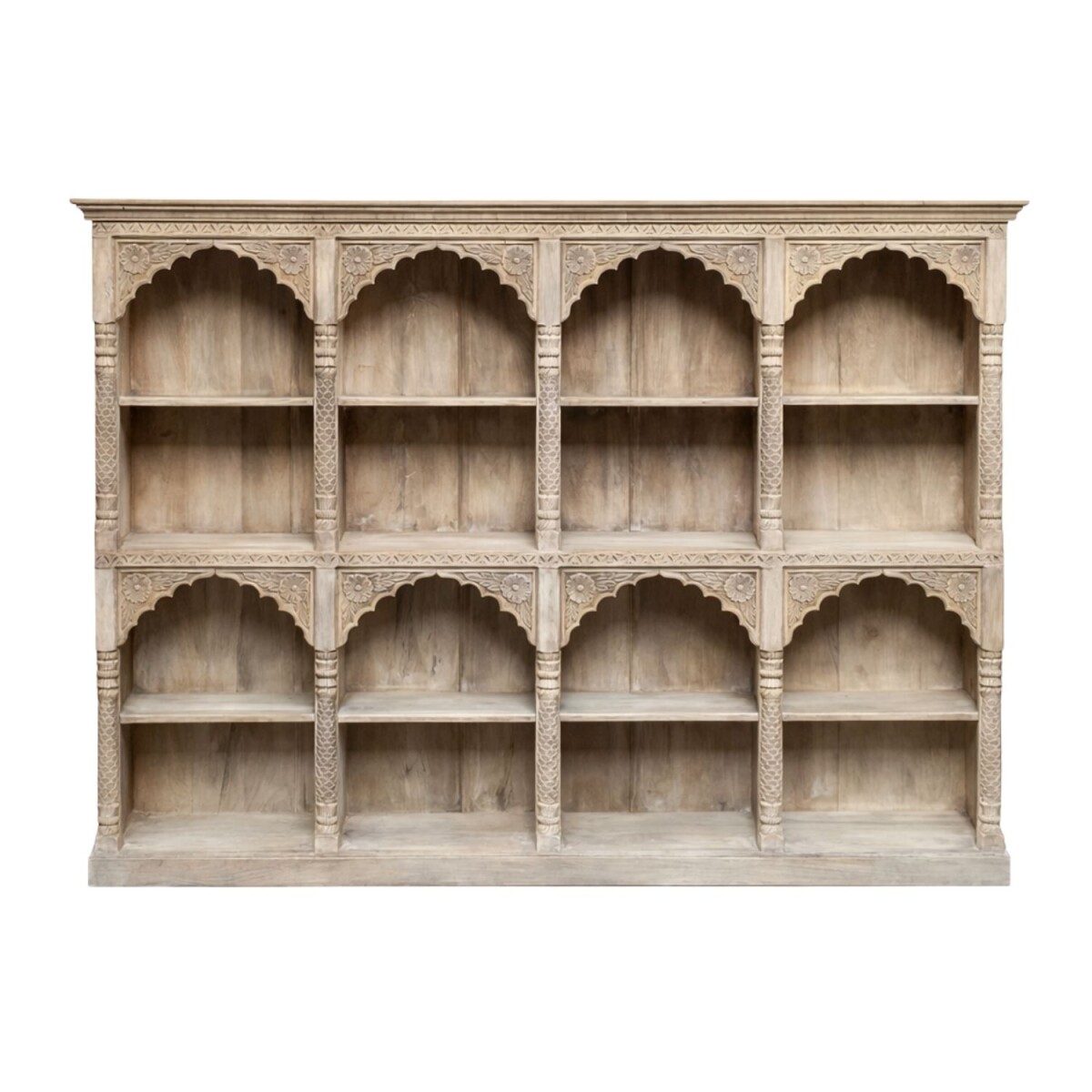 Librería Narami de madera maciza, box