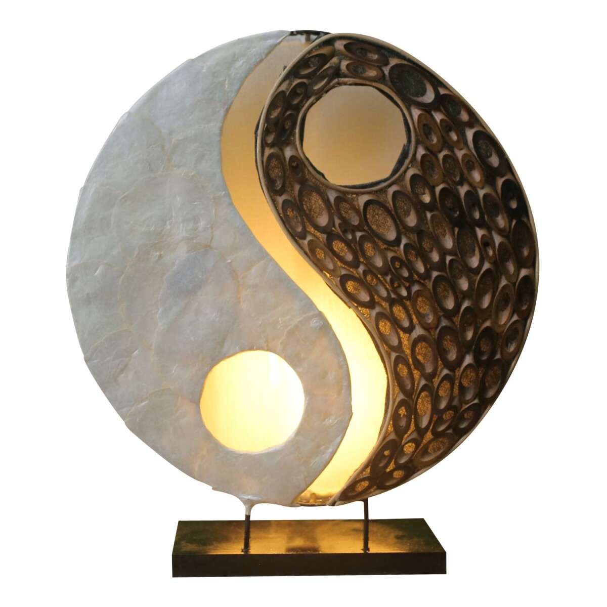 Lámpara de mesa Yingyang Natur 30 box