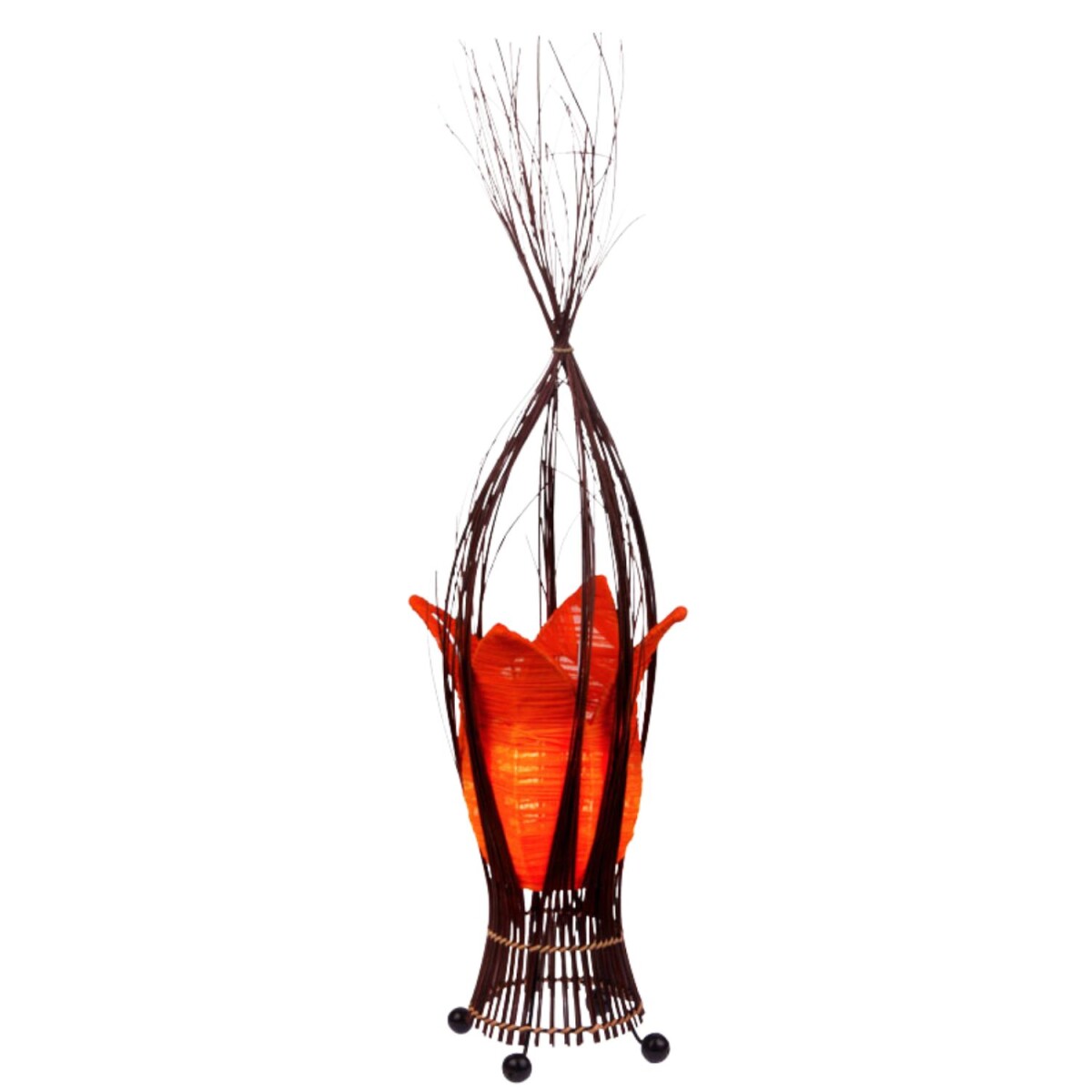 Lámpara de mesa Elena naranja, 30 box