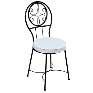 Silla de hierro forjado Terrassa | Silla de jardín...
