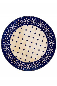 Mesa marroquí con mosaico «Sol»,...