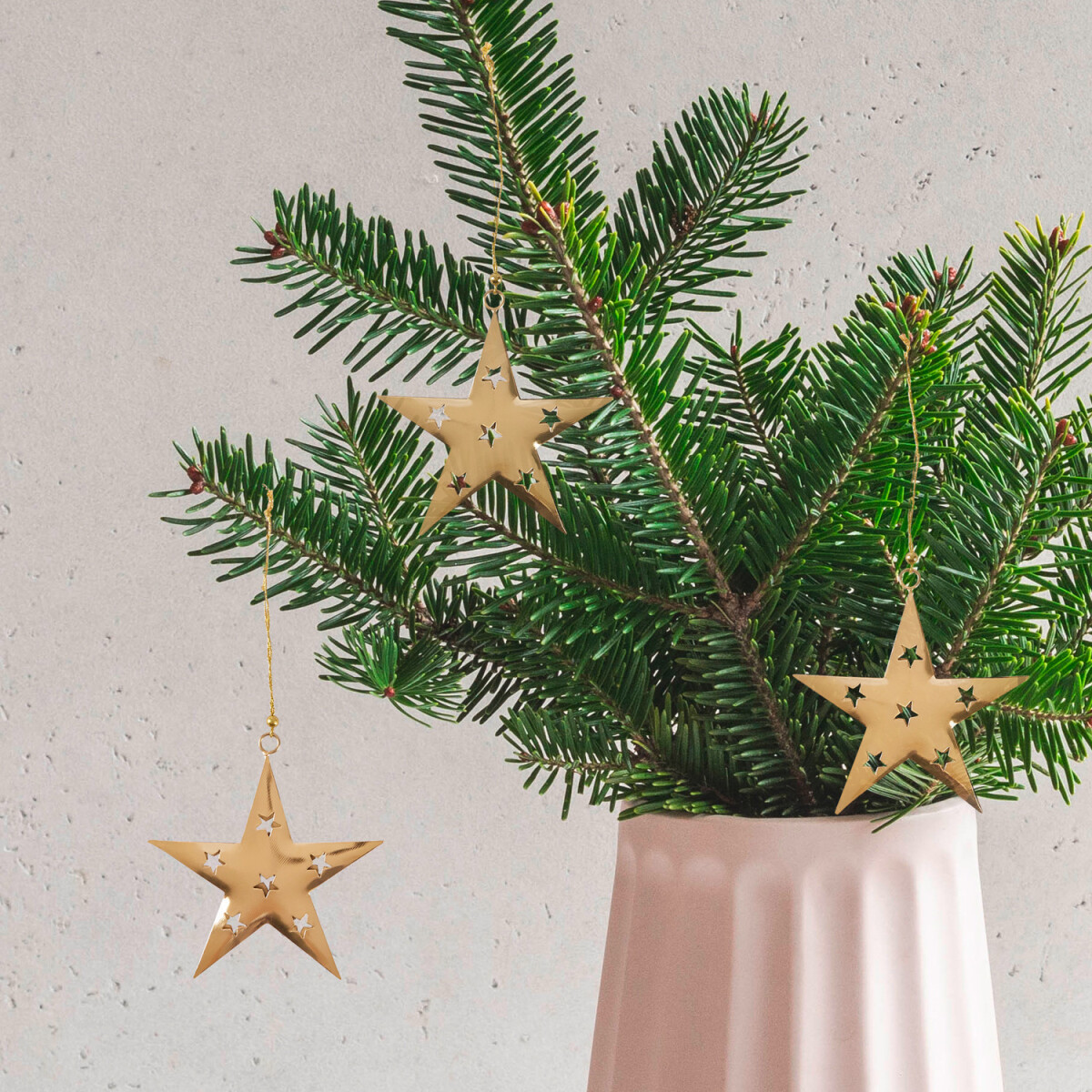 Lote de 3 adornos navideños: estr box
