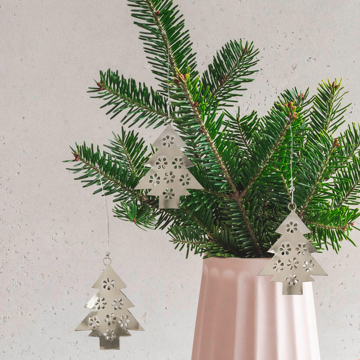 Lote de 3 adornos navideños para  box