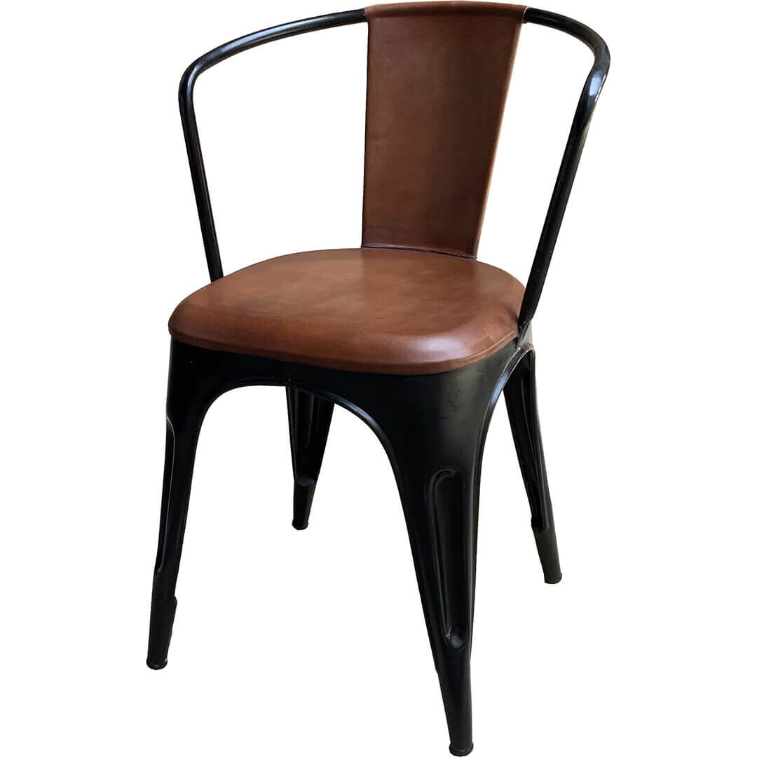 Silla de comedor Living - Negro antiguo  box