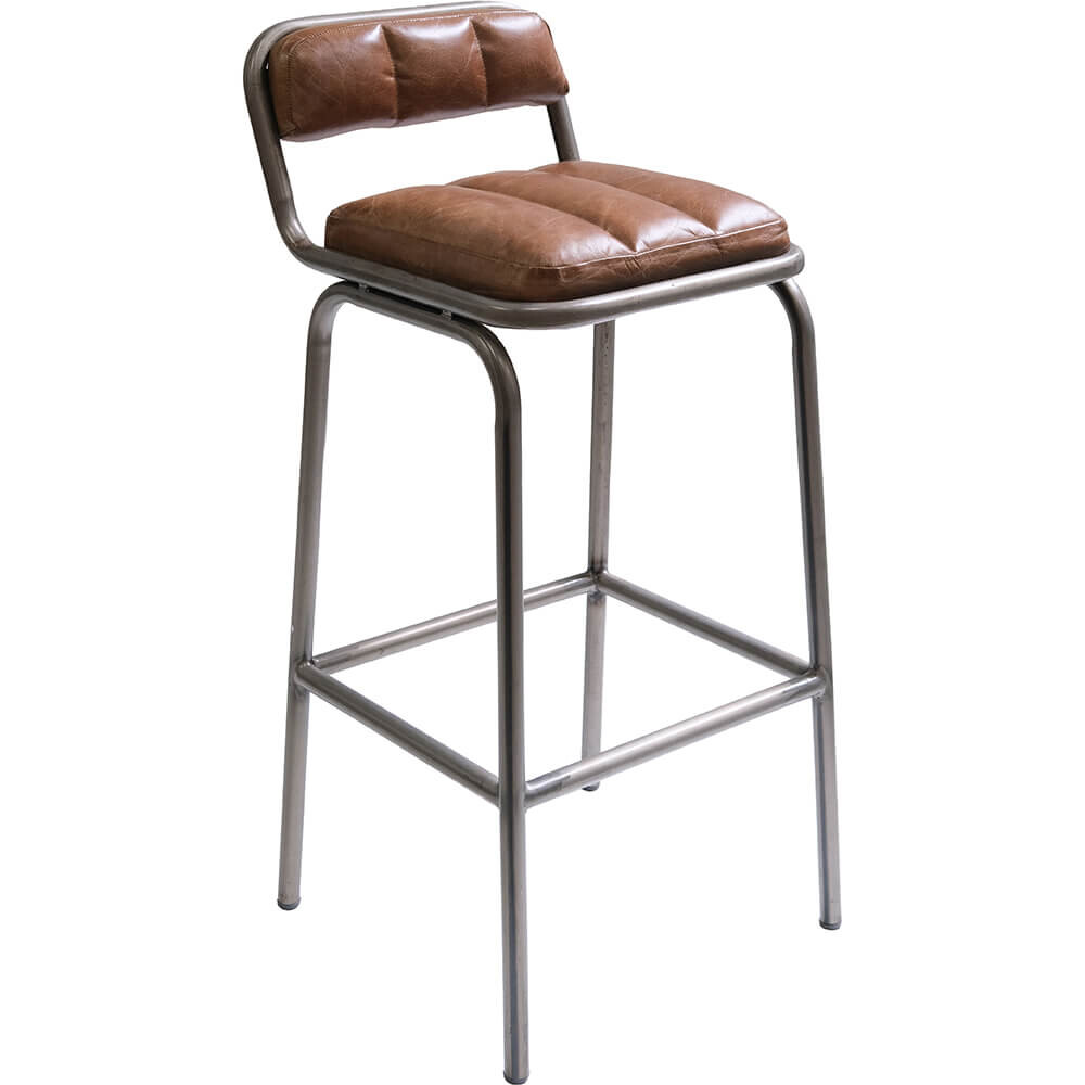 Taburete de bar Brooklyn con asiento de  box