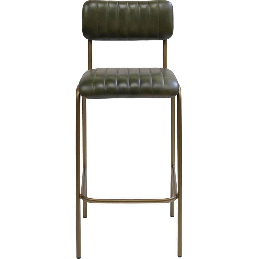 Taburete de bar con cuero acolchado - Ve box