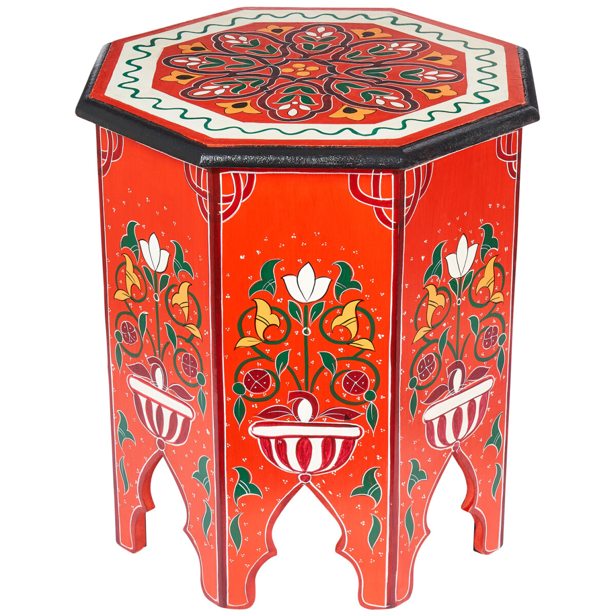 Mesita auxiliar oriental con taburete fl box