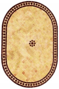 Mesa marroquí con mosaicos Bilbao, 120 x 80 cm |...