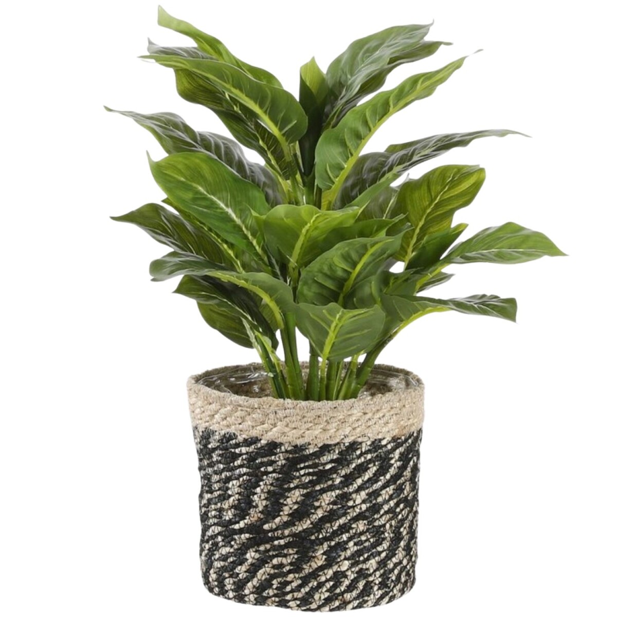 Cesta para plantas en color negro natura box