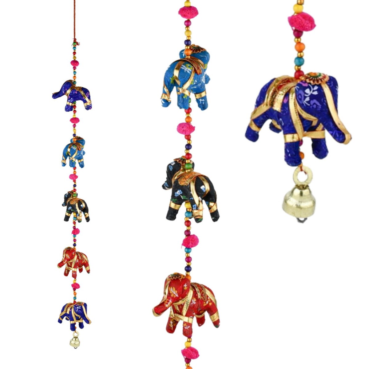 Colgador decorativo «Elefantenzauber» multicolor