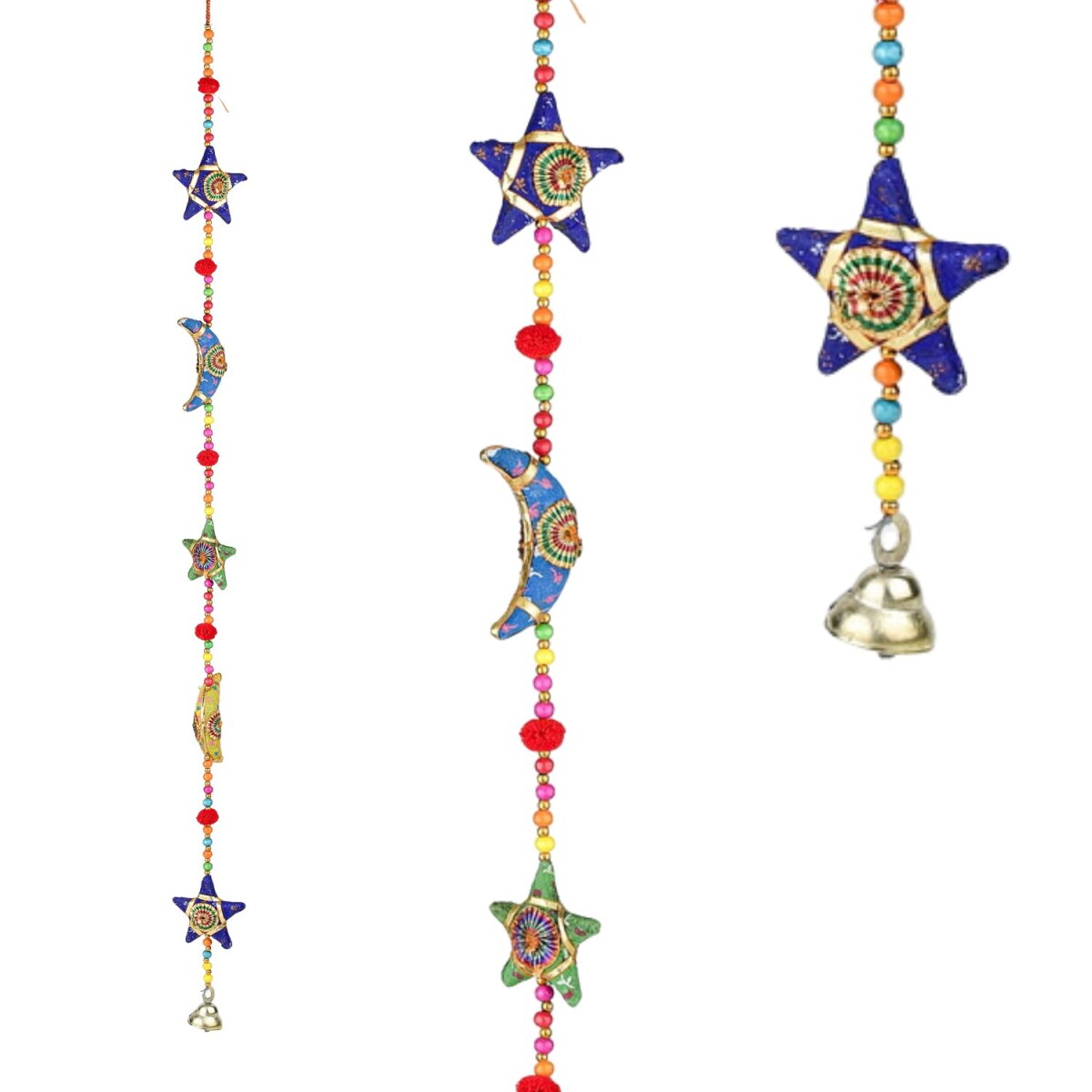 Colgador decorativo «Estrellas y luna» multicolo