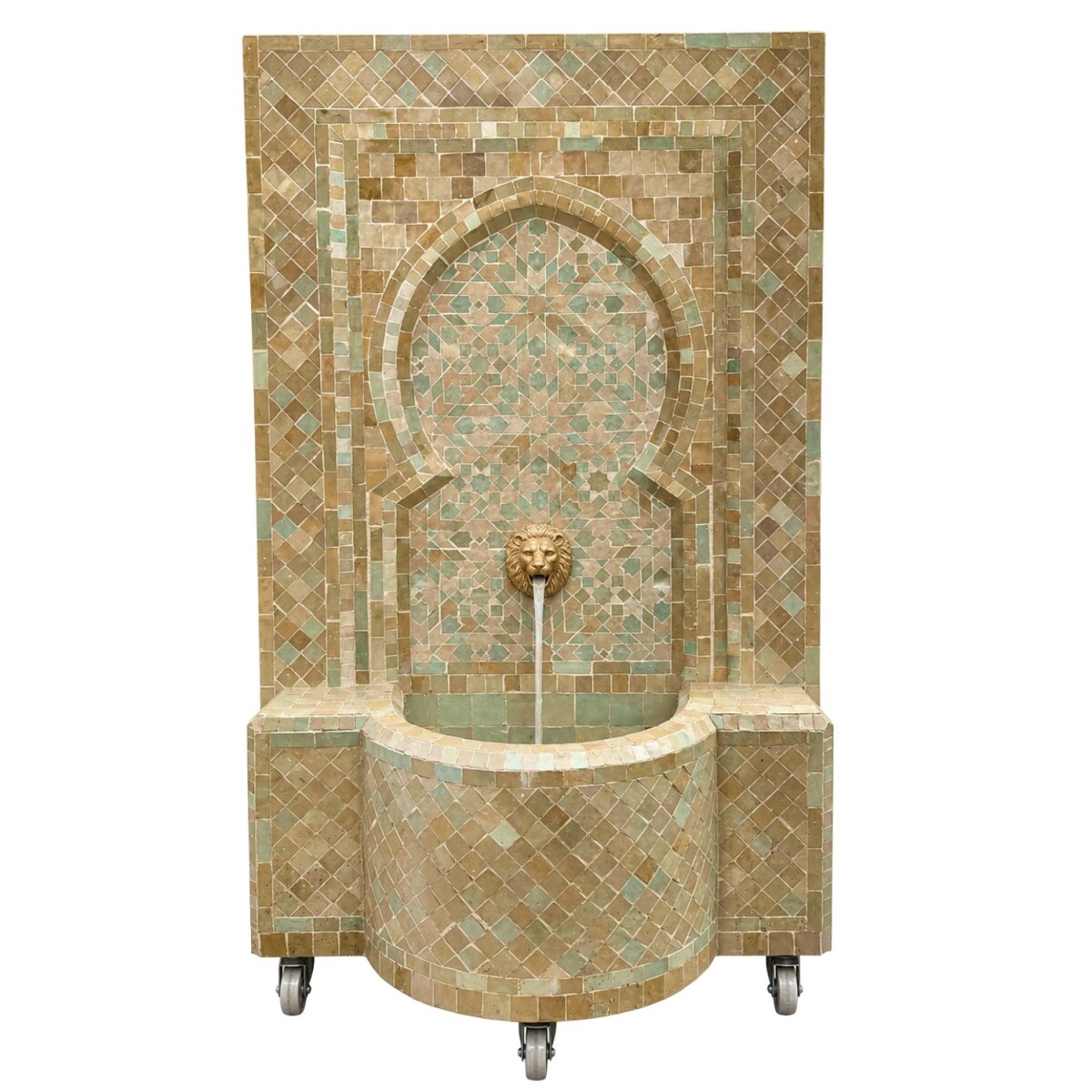 Fuente de mosaico Marruecos 05-66 | Beig box