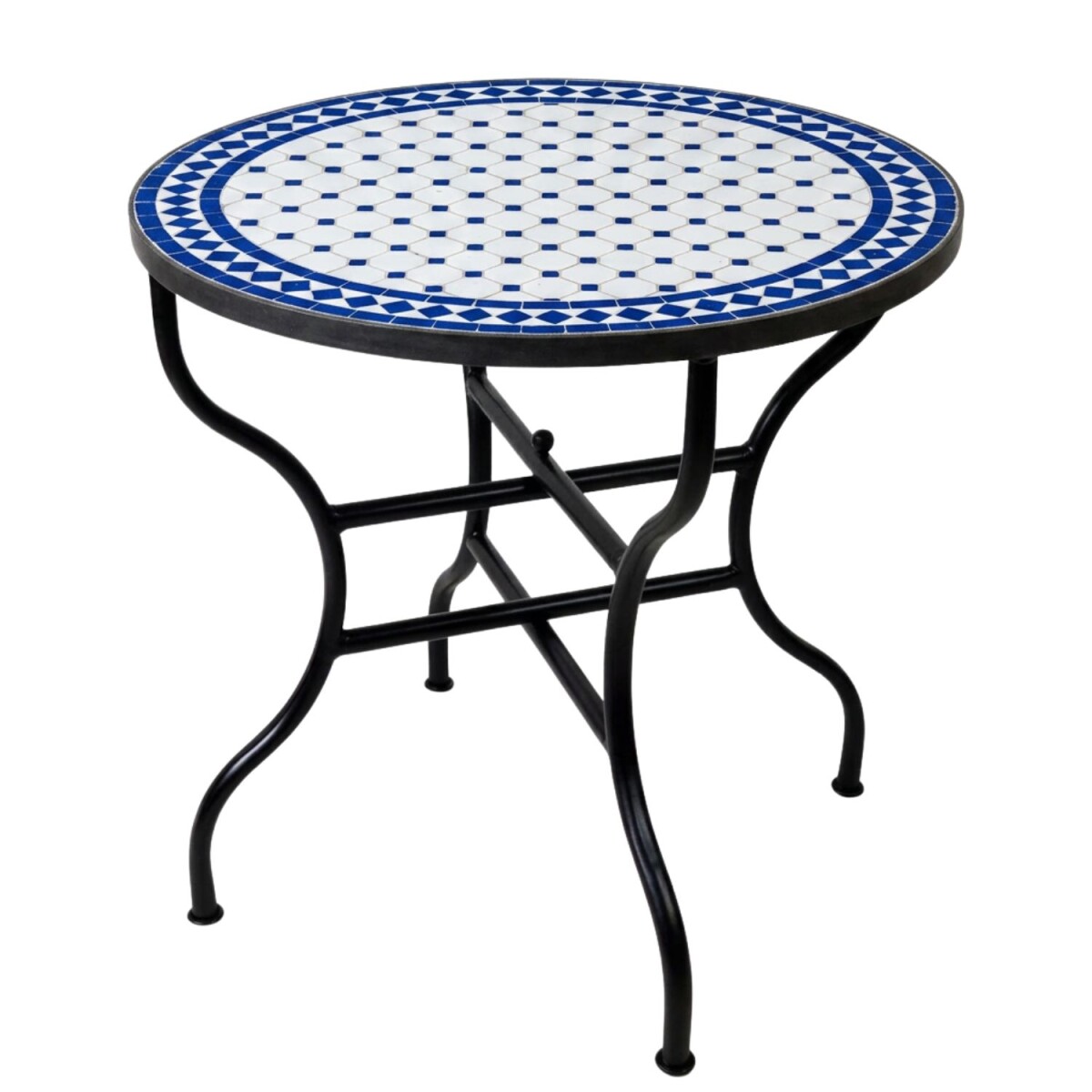 Mesa marroquí con mosaico de Marr box
