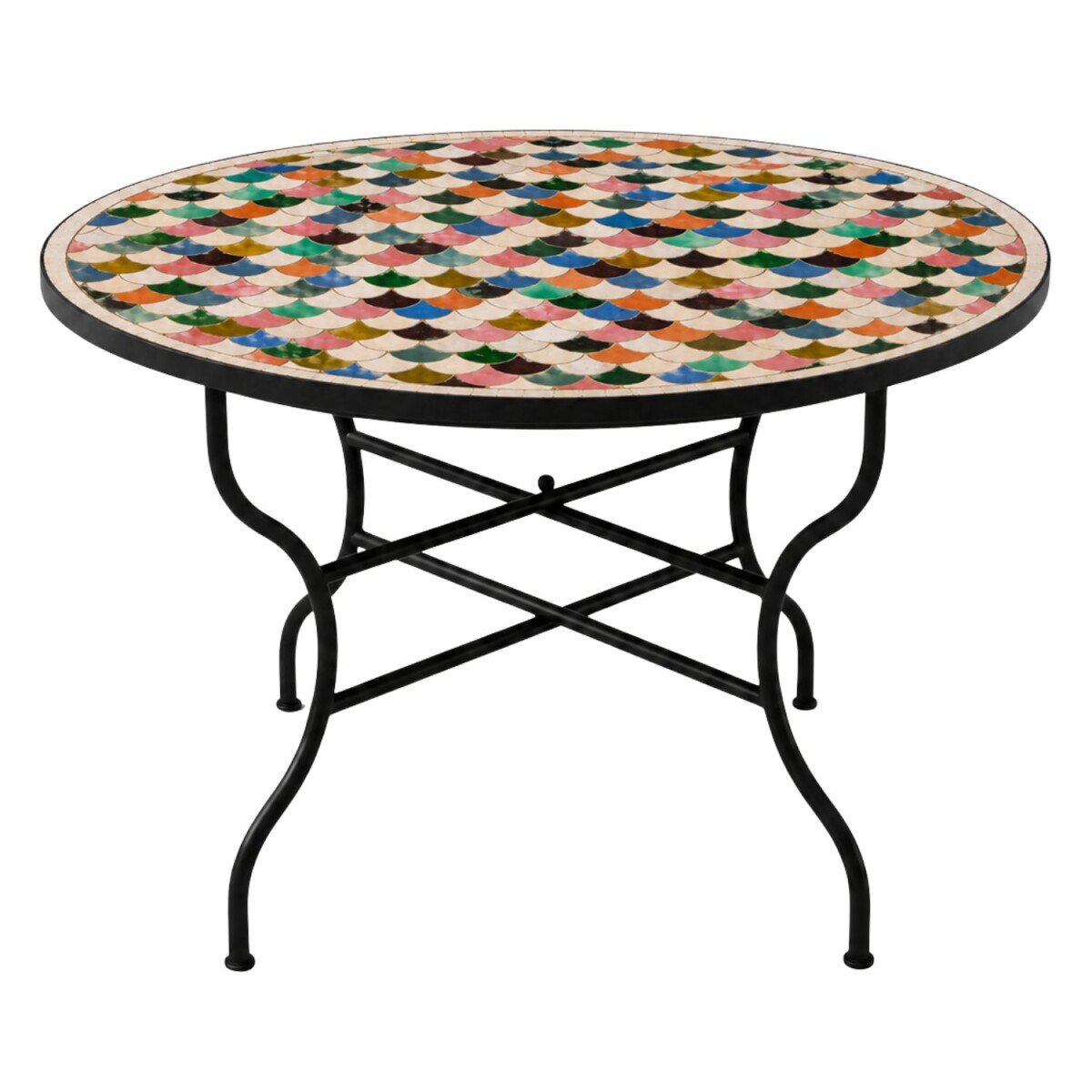Mesa de mosaico Manarola, multicolor, &O box