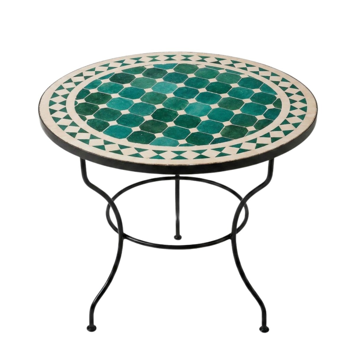 Mesa de centro marroqu&iacute; con dise&ntilde;o...