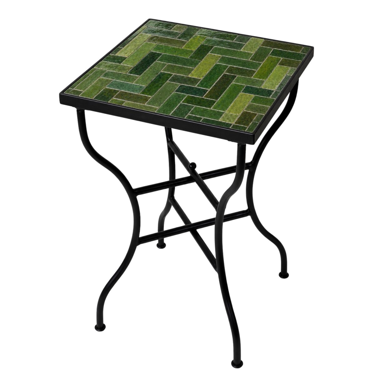 Mesa marroquí de mosaico, verde G box