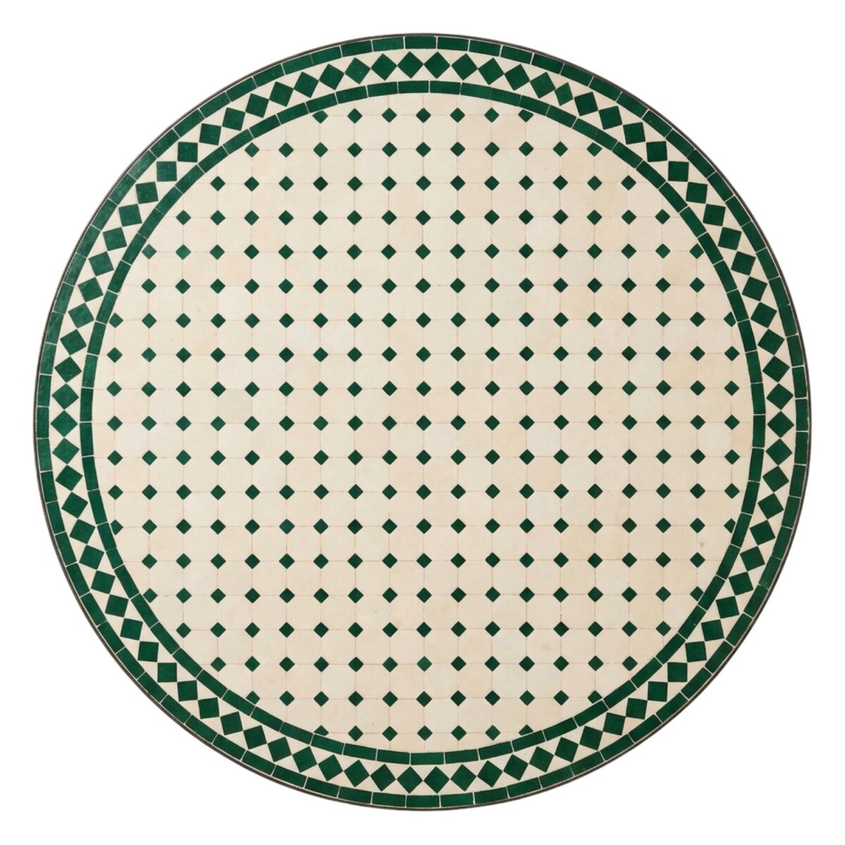 Azulejo marroquí de mosaico de Marrakech, en tonos be