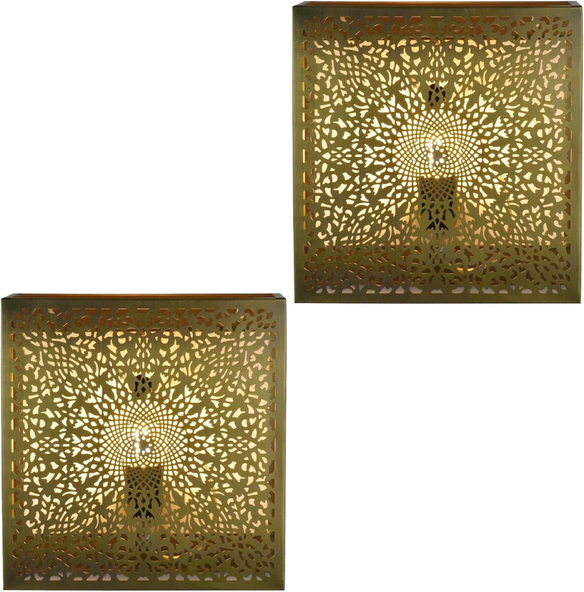Juego de 2 lámparas de pared orie box