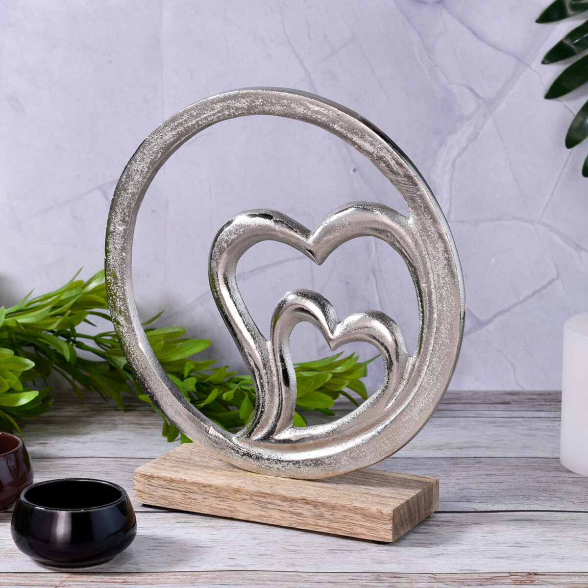 Figura decorativa «Amor» en plata -11-