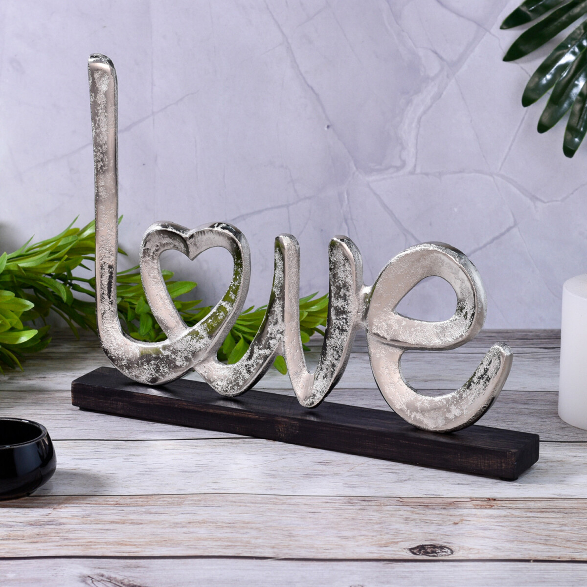 Figura decorativa «Amor» en plata -15-