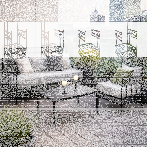 Sillón de hierro Bilbao para jardín, 60 x...