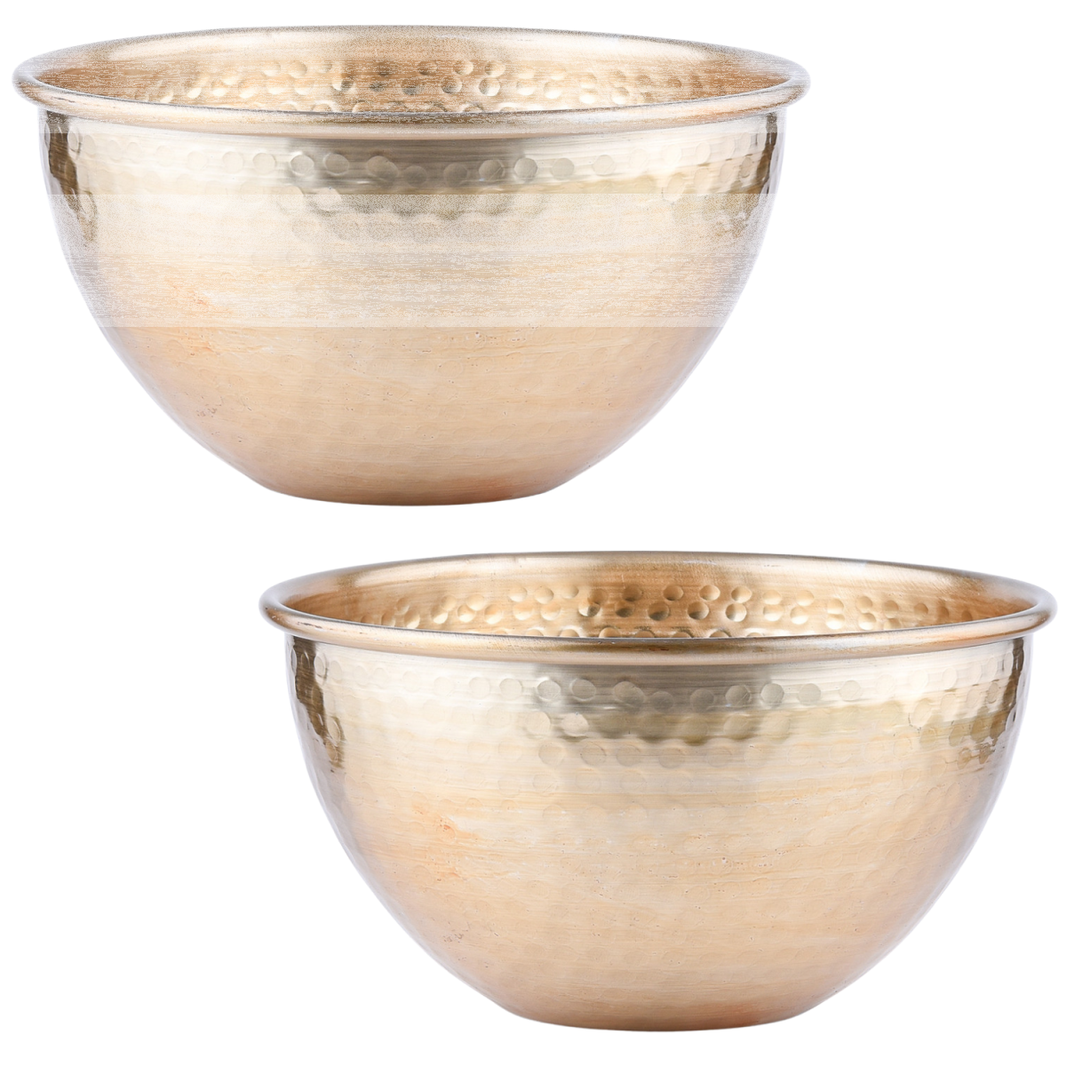 Plato de servir vintage de 2 piezas, modelo Erla Gold, 24 cm