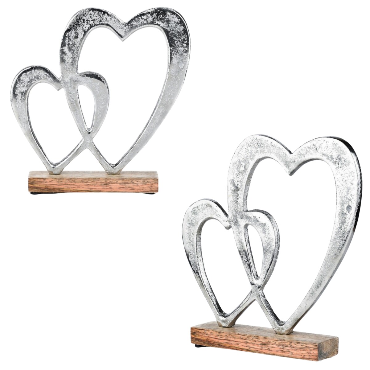 Lote de 2 adornos decorativos en forma d box
