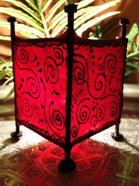 Lámpara de papel oriental Budur,  box