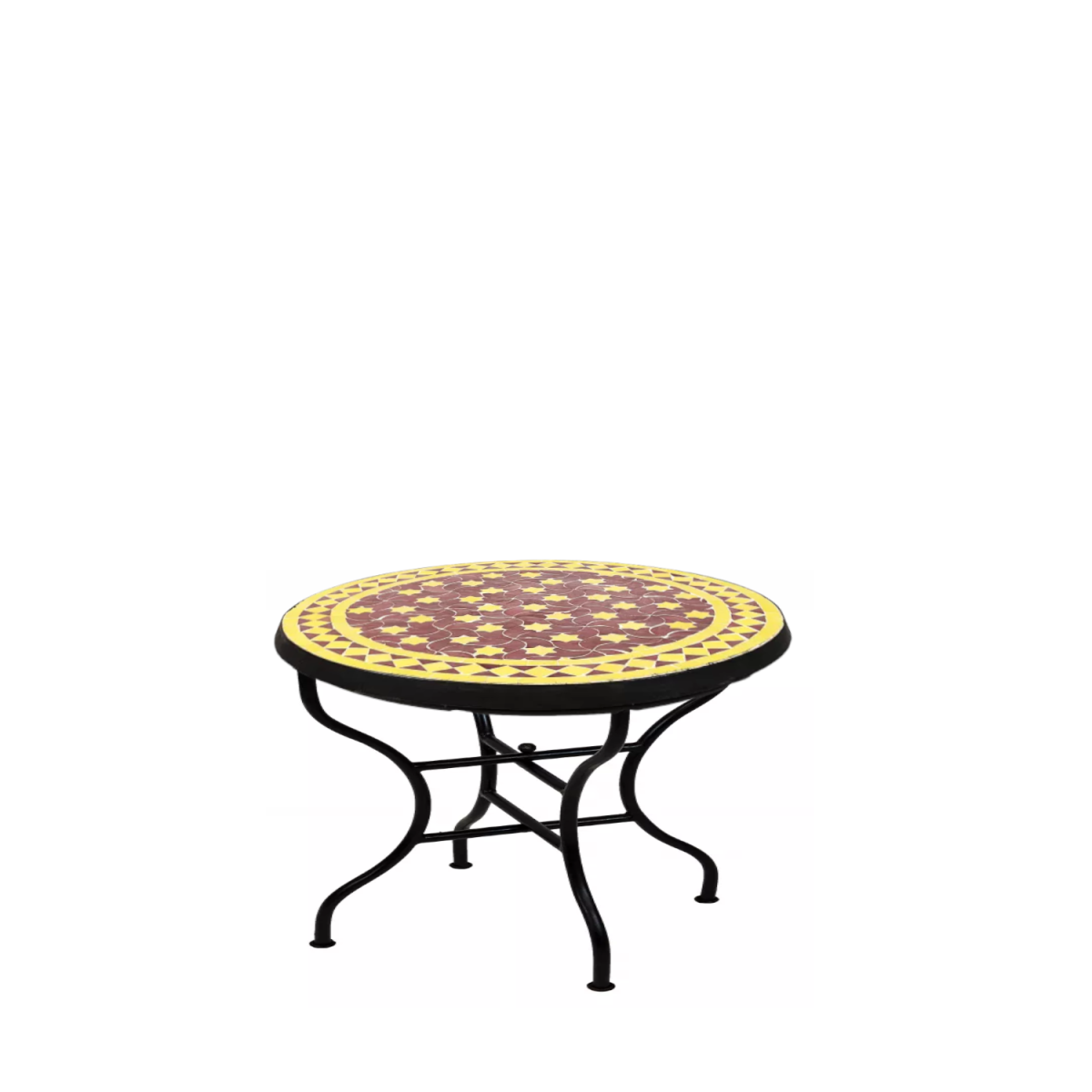 Mesa marroquí con mosaico «Estrella» en a