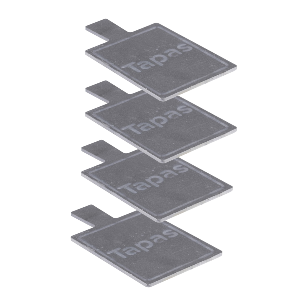 Juego de 4 tablas de pizarra para tapas  box