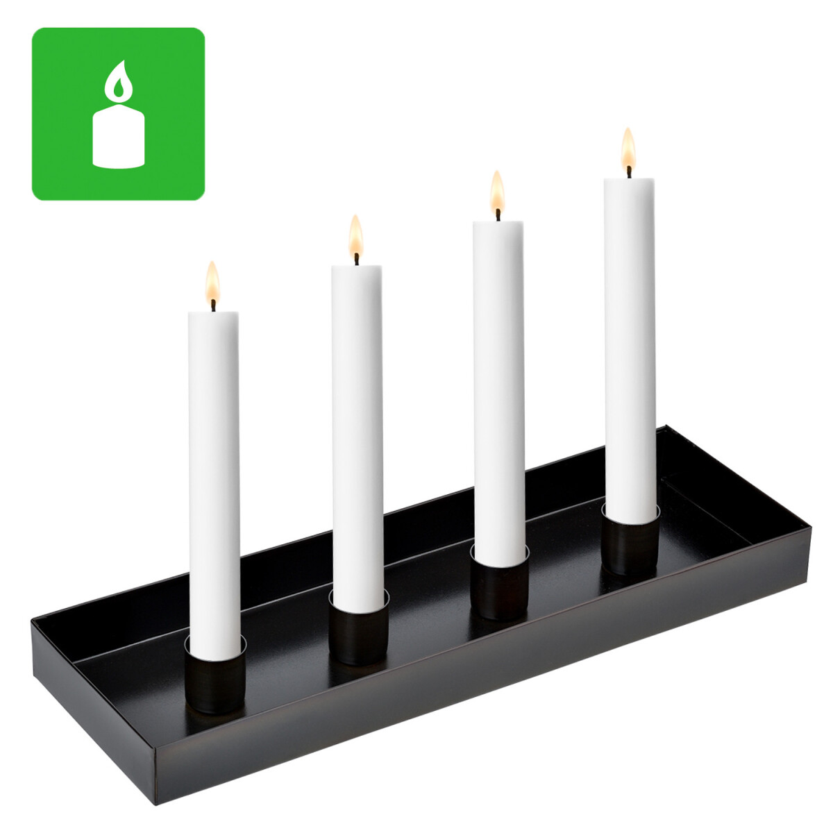 Portavelas de estilo retro para Navidad  box