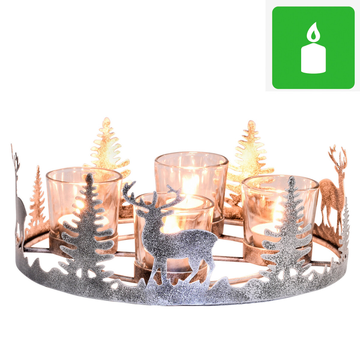 Corona de Adviento, decoración na box
