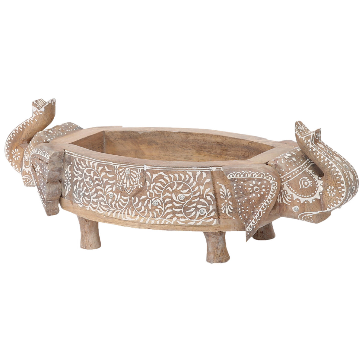 Cuenco de madera de estilo boho, cuenco  box