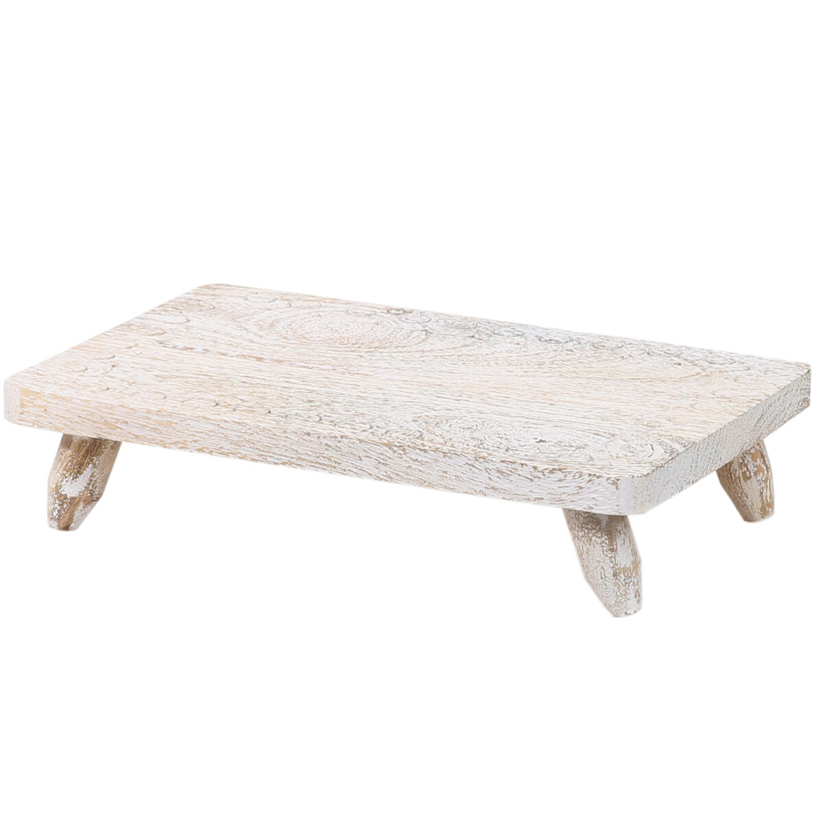 Bandeja decorativa vintage de madera Amika