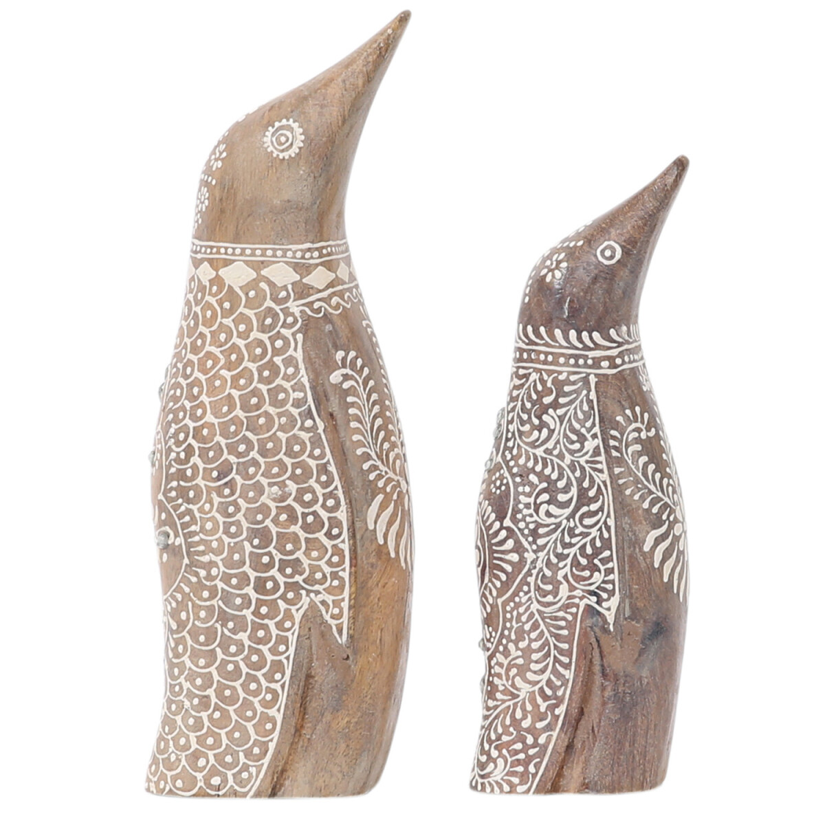 Lote de 2 figuras decorativas de estilo  box