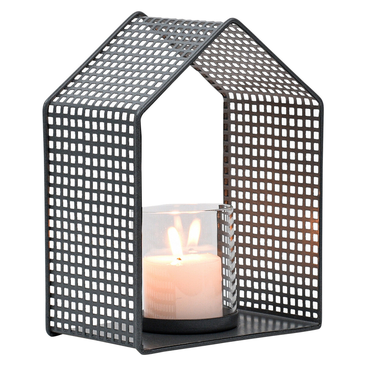 Portavelas decorativo de estilo escandin box