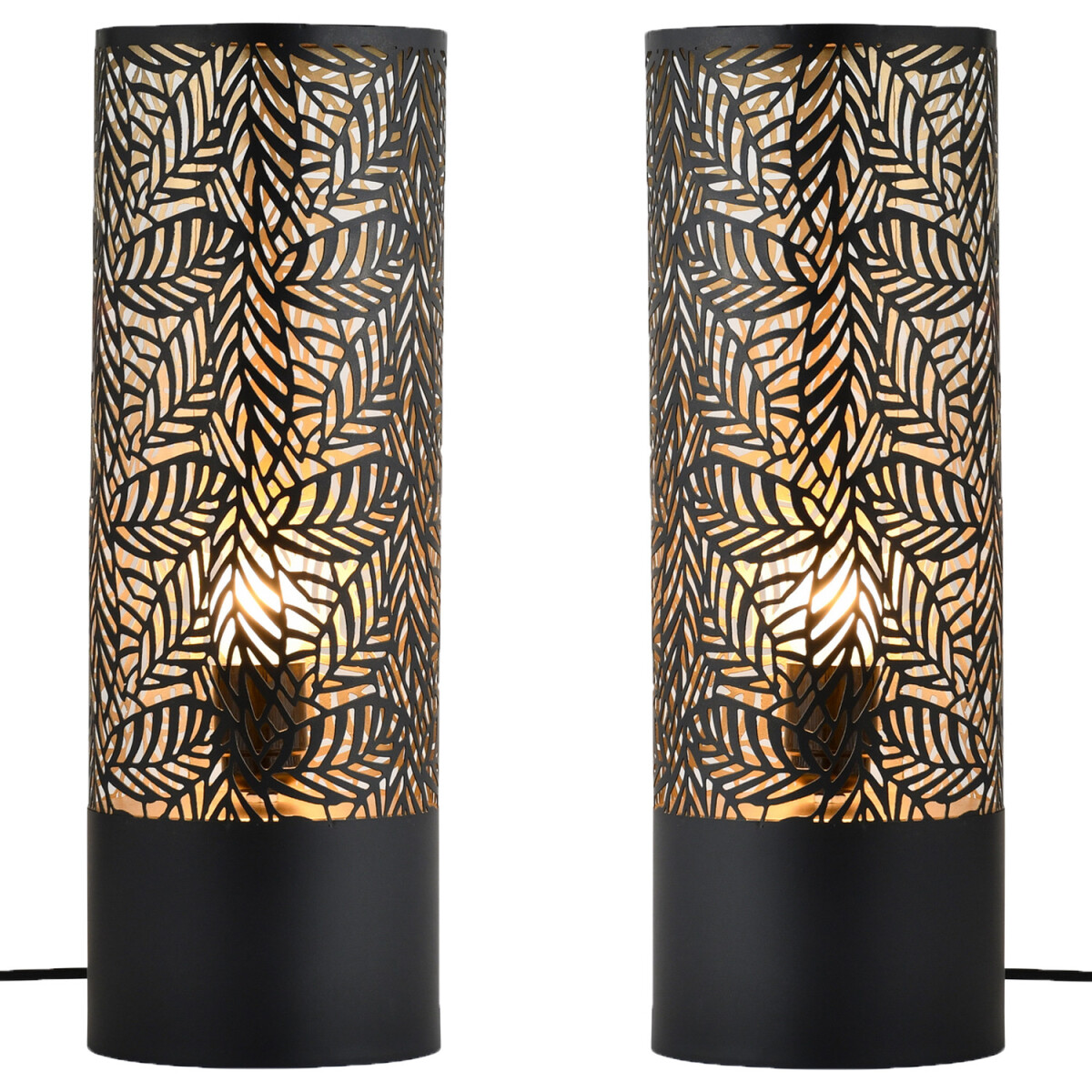 Juego de 2 lámparas de mesa decor box