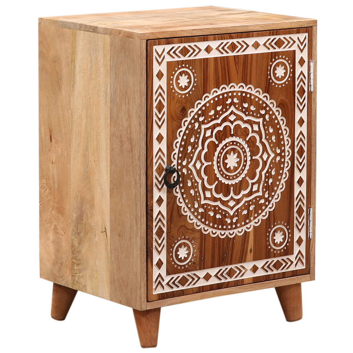 Muebles de estilo boho: mesita de noche, box