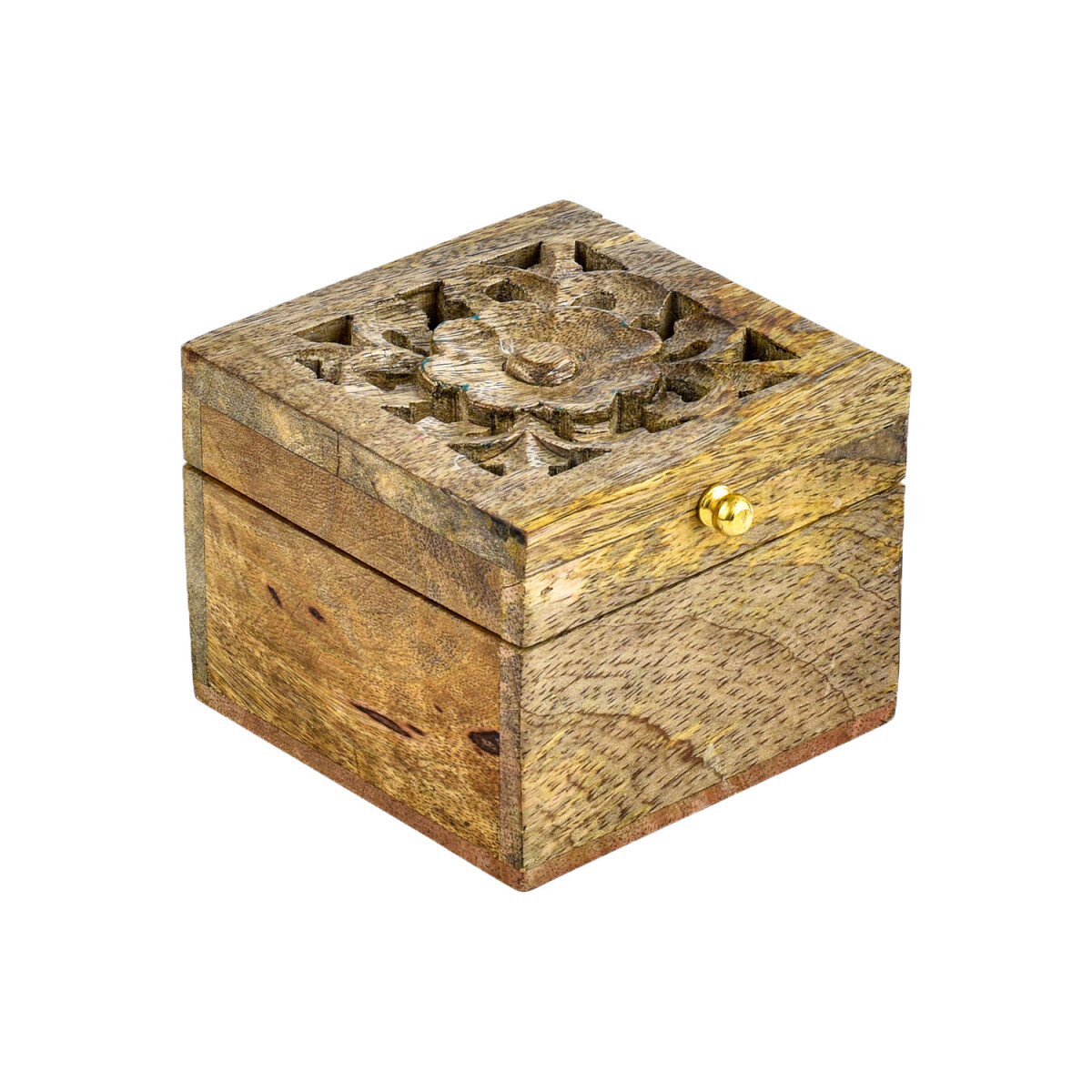 Caja decorativa oriental de madera, caja box