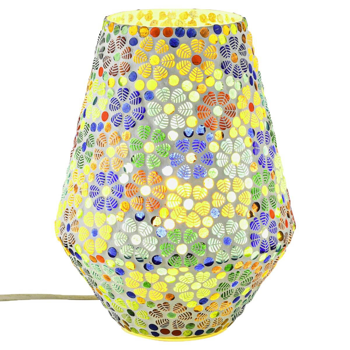 Lámpara de mesa de estilo boho, l box