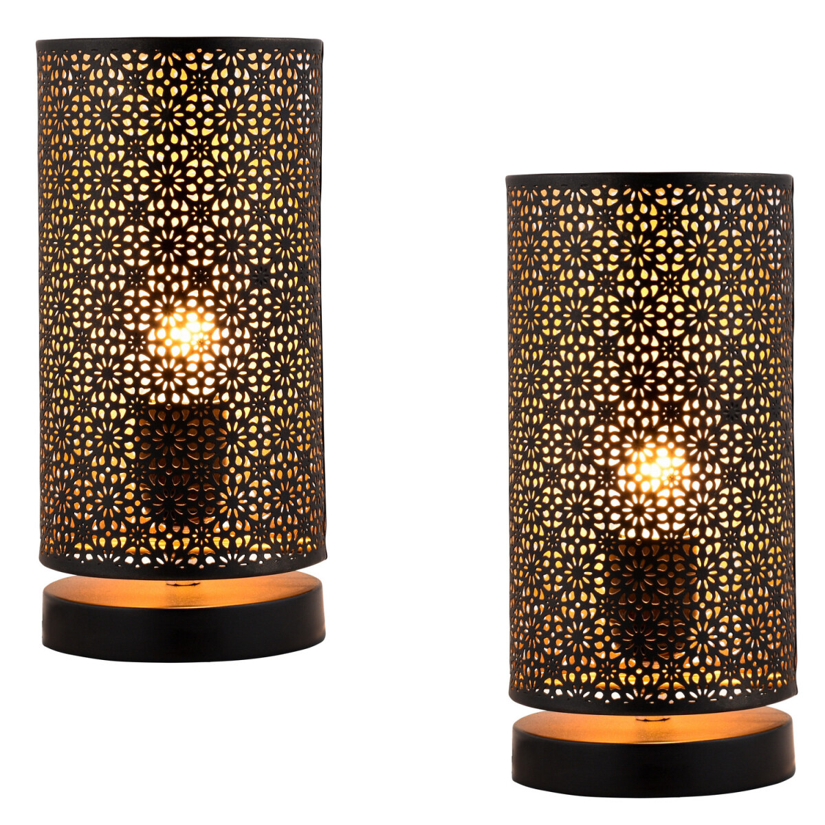Juego de 2 lámparas de mesa decor box