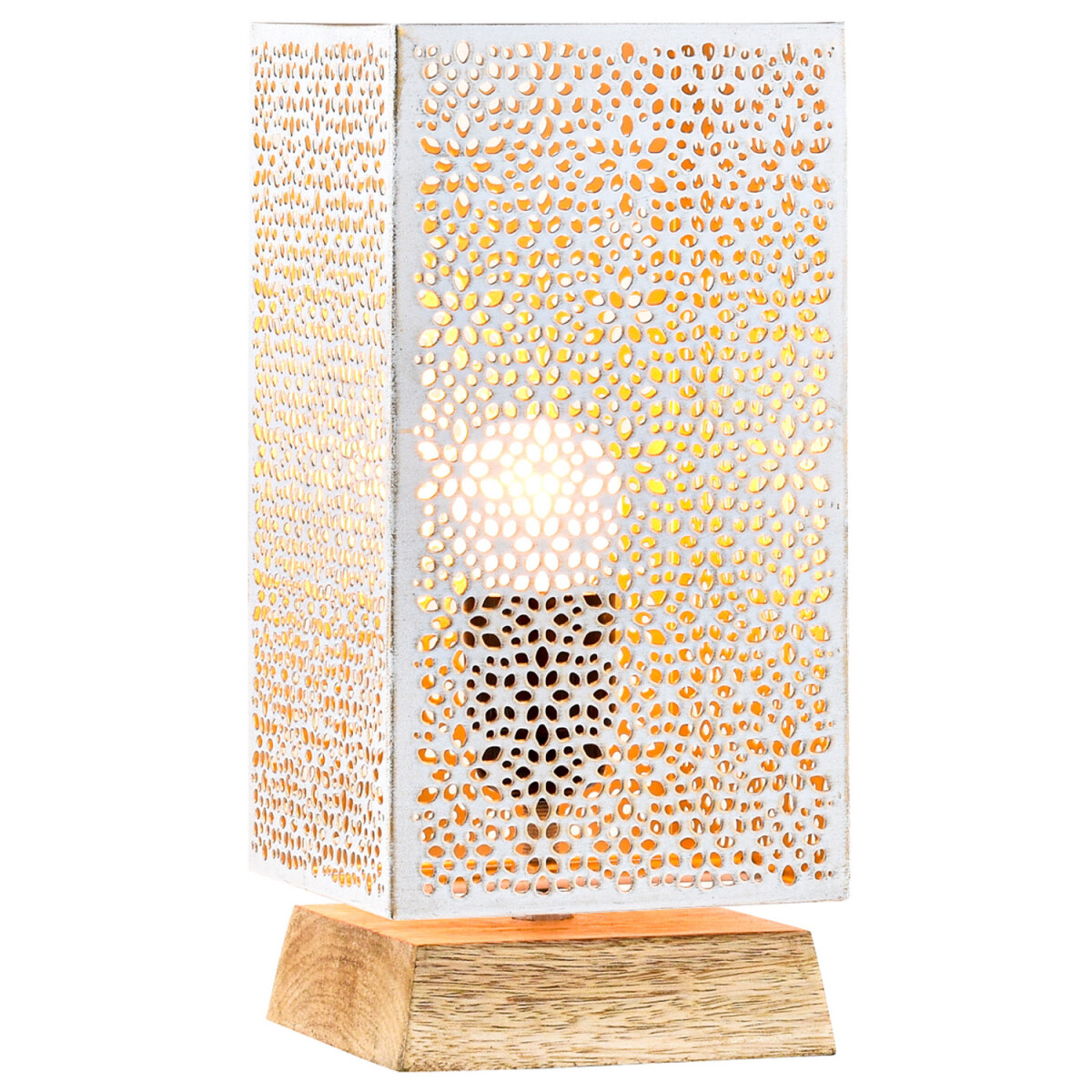 Lámpara de mesa de estilo boho, l box