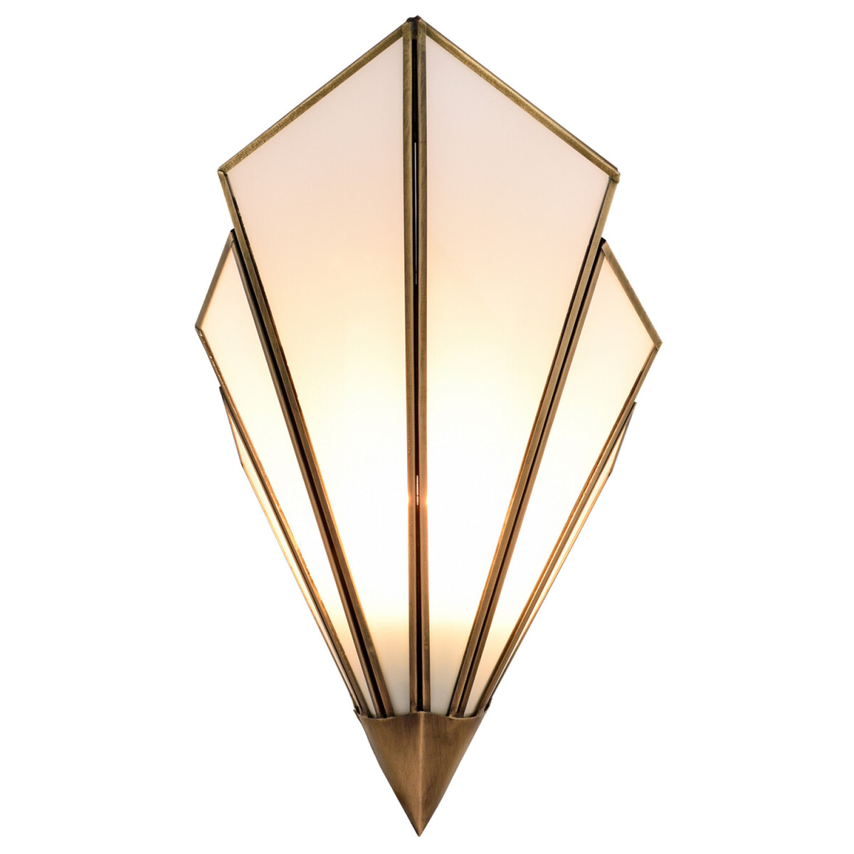 Lámpara de pared decorativa Varun de 36 cm, de crista