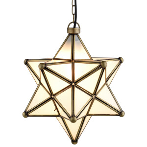 Lámpara colgante «Estrella» de cristal...