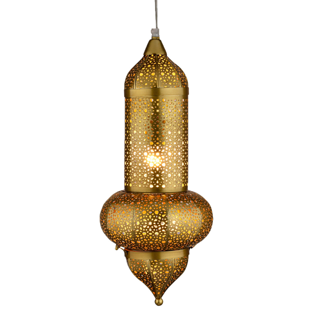 Lámpara colgante oriental Jamini Gold 51×20 cm 