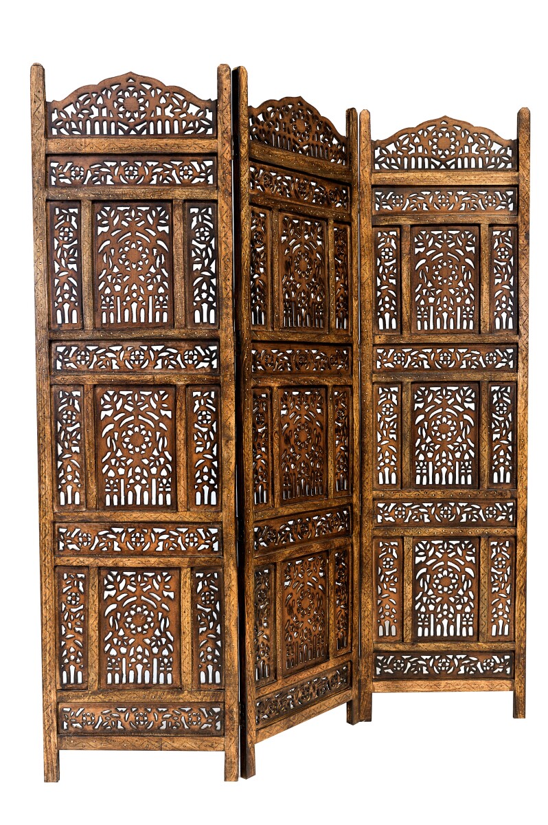 Biombo de madera de la India, de la marc box